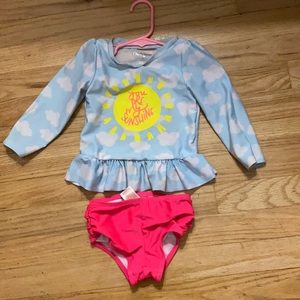 Cat & Jack rash guard swim suit
